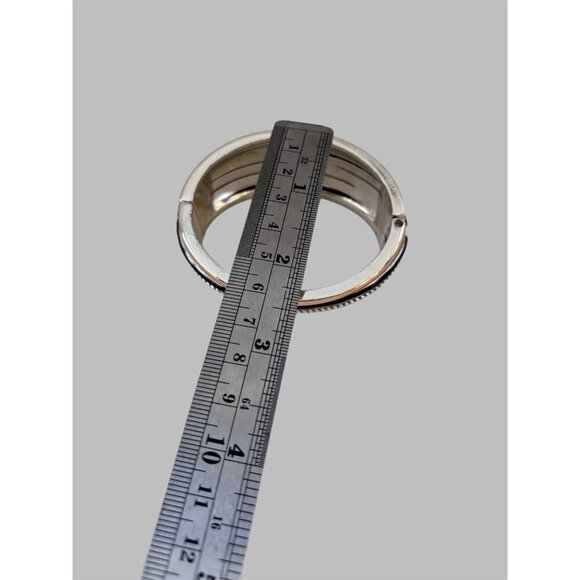 Neptune's Rings Black Hinged Bangle - Picture 7 of 9